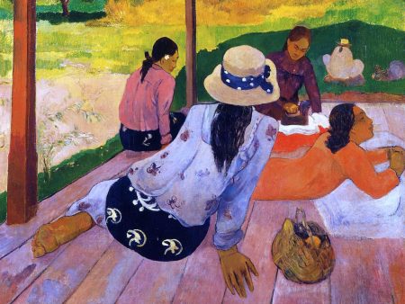 The Siesta by Paul Gauguin - Hand-Painted Oil Painting on Canvas Online now