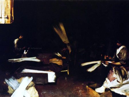 Venetian Glass Workers by John Singer Sargent - Hand-Painted Oil Painting on Canvas Fashion