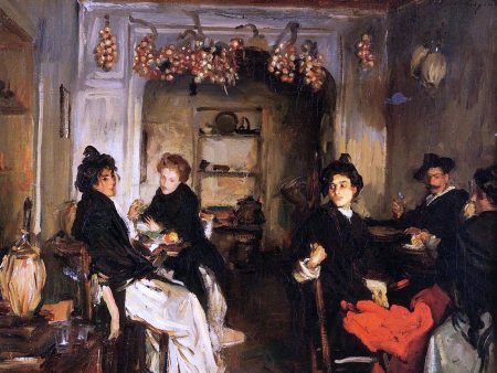 Venetian Wineshop by John Singer Sargent - Hand-Painted Oil Painting on Canvas Sale