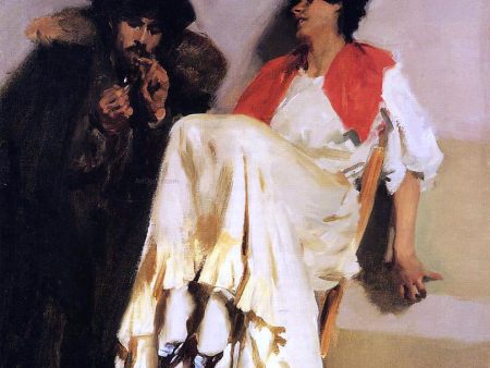 The Sulphur Match by John Singer Sargent - Hand-Painted Oil Painting on Canvas Sale