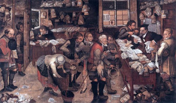 Village Lawyer by The Younger Pieter Brueghel - Hand-Painted Oil Painting on Canvas Fashion