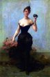 The Masked Ball by Jules Frederic Ballavoine - Hand-Painted Oil Painting on Canvas Sale