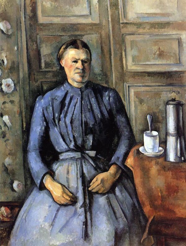 Woman with a Coffeepot by Paul Cezanne - Hand-Painted Oil Painting on Canvas Online Sale