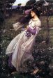 Windflowers by John William Waterhouse - Hand-Painted Oil Painting on Canvas Discount