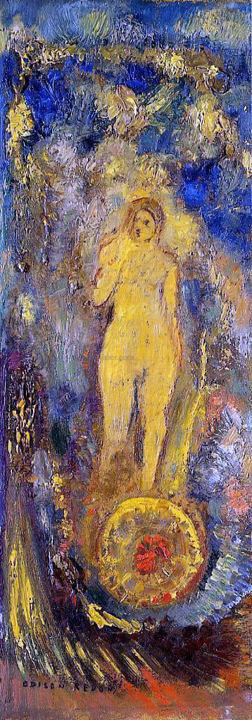 The Wheel of Fortune by Odilon Redon - Hand-Painted Oil Painting on Canvas Online Hot Sale