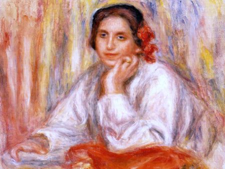 Vera Sertine Renoir by Pierre Auguste Renoir - Hand-Painted Oil Painting on Canvas Hot on Sale