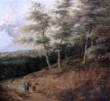 Wooded Landscape by Lucas Van Uden - Hand-Painted Oil Painting on Canvas Hot on Sale