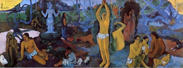 Where do We Come From? What are We Doing? Where are We Going? by Paul Gauguin - Hand-Painted Oil Painting on Canvas Online