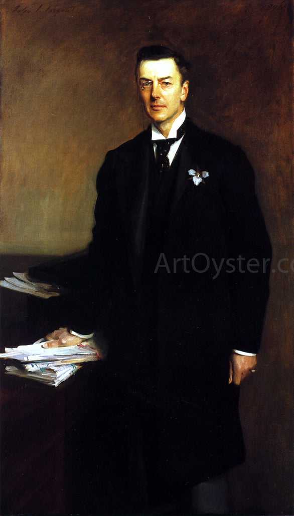 The Right Honourable Joseph Chamberlain by John Singer Sargent - Hand-Painted Oil Painting on Canvas Hot on Sale