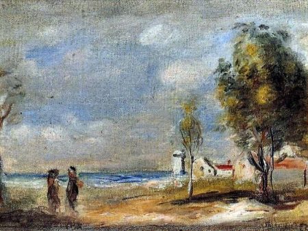 Landscape (after Corot) by Pierre Auguste Renoir - Hand-Painted Oil Painting on Canvas Online Hot Sale