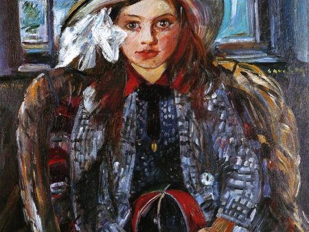 Wilhelmine with a Ball by Lovis Corinth - Hand-Painted Oil Painting on Canvas For Cheap