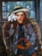 Wilhelmine with a Ball by Lovis Corinth - Hand-Painted Oil Painting on Canvas For Cheap