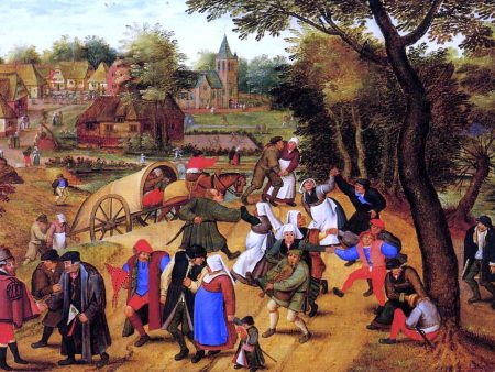 The Return of the Fair by The Younger Pieter Bruegel - Hand-Painted Oil Painting on Canvas For Cheap