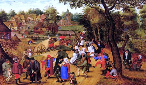 The Return of the Fair by The Younger Pieter Bruegel - Hand-Painted Oil Painting on Canvas For Cheap