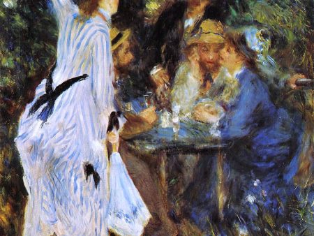 Under the Arbor at the Moulin de la Galette by Pierre Auguste Renoir - Hand-Painted Oil Painting on Canvas Fashion