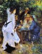 Under the Arbor at the Moulin de la Galette by Pierre Auguste Renoir - Hand-Painted Oil Painting on Canvas Fashion