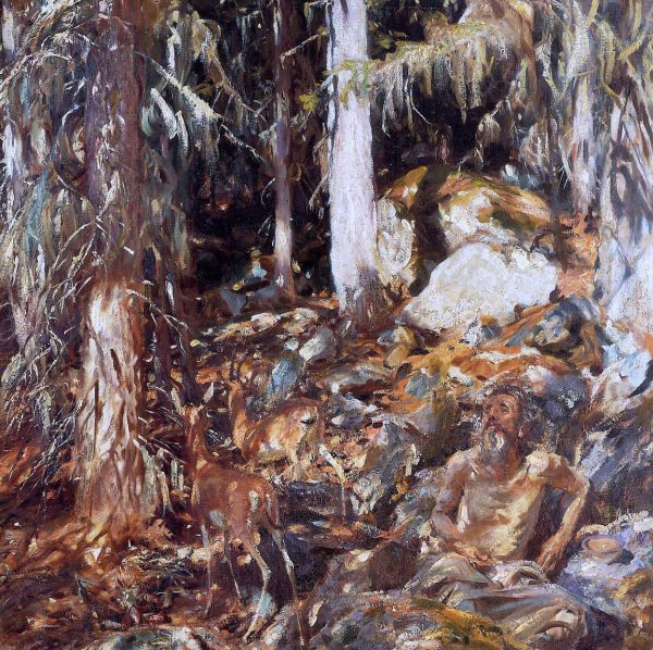 The Hermit by John Singer Sargent - Hand-Painted Oil Painting on Canvas For Cheap