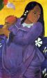 Vahine no te vi (also known as Woman with a Mango) by Paul Gauguin - Hand-Painted Oil Painting on Canvas Hot on Sale