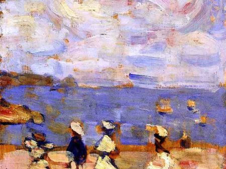 St. Malo by Maurice Prendergast - Hand-Painted Oil Painting on Canvas Sale