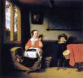 The Naughty Drummer Boy by Nicolaes Maes - Hand-Painted Oil Painting on Canvas Online Hot Sale