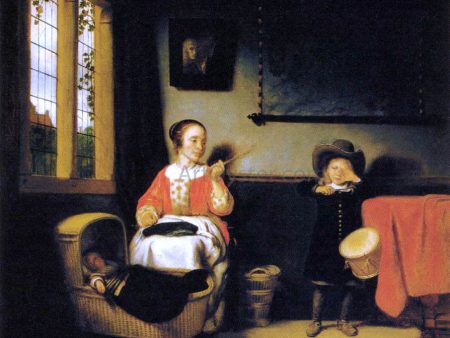 The Naughty Drummer Boy by Nicolaes Maes - Hand-Painted Oil Painting on Canvas Online Hot Sale