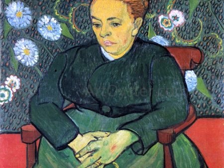 La Berceuse, Portrait of Madame Roulin by Vincent Van Gogh - Hand-Painted Oil Painting on Canvas Discount