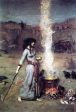 The Magic Circle by John William Waterhouse - Hand-Painted Oil Painting on Canvas Discount