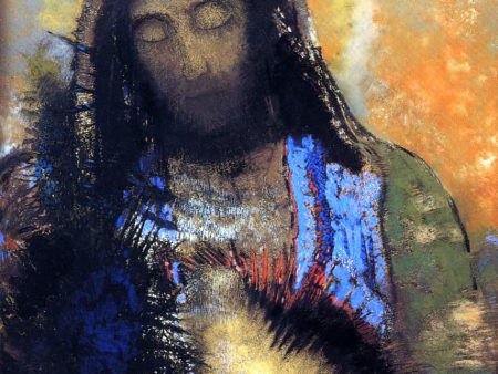 The Sacred Heart by Odilon Redon - Hand-Painted Oil Painting on Canvas Cheap