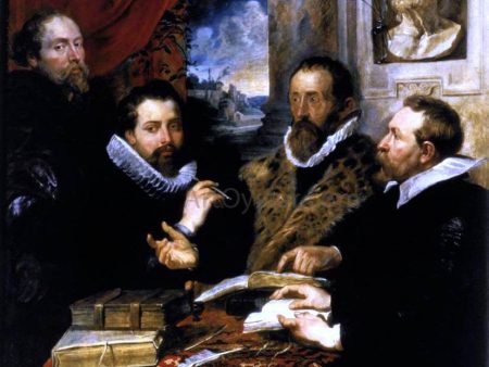 The Four Philosophers by Peter Paul Rubens - Hand-Painted Oil Painting on Canvas Online Hot Sale