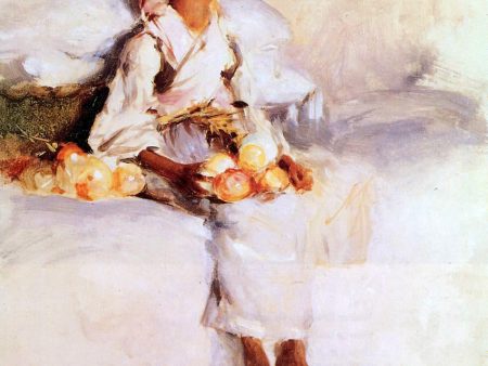 The Little Fruit Seller by John Singer Sargent - Hand-Painted Oil Painting on Canvas Online