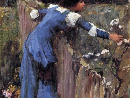 The Flower Picker (sketch) by John William Waterhouse - Hand-Painted Oil Painting on Canvas Online Sale