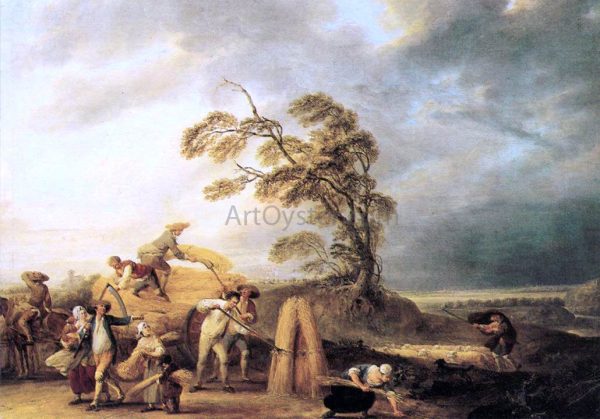 The Storm by Louis-Joseph Watteau - Hand-Painted Oil Painting on Canvas Cheap