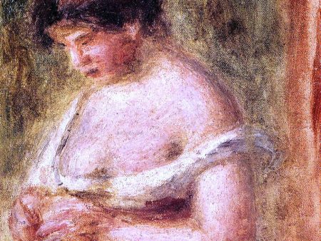 Woman with a Corset by Pierre Auguste Renoir - Hand-Painted Oil Painting on Canvas Supply