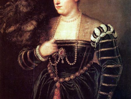 Titian s daughter, Lavinia by Titian - Hand-Painted Oil Painting on Canvas Hot on Sale