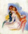 The Reading by Pierre Auguste Renoir - Hand-Painted Oil Painting on Canvas Fashion