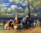 The Return of the Boating Party by Pierre Auguste Renoir - Hand-Painted Oil Painting on Canvas Online Sale