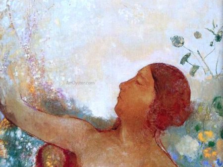 The Predistined Child (also known as Ophelia) by Odilon Redon - Hand-Painted Oil Painting on Canvas Discount