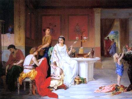 The Last Hour of Pompei by Pierre Joseph Coomans - Hand-Painted Oil Painting on Canvas Supply