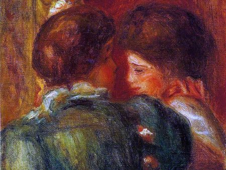 Two Women s Heads (also known as The Loge) by Pierre Auguste Renoir - Hand-Painted Oil Painting on Canvas For Cheap