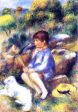 Young Boy by the River by Pierre Auguste Renoir - Hand-Painted Oil Painting on Canvas Online