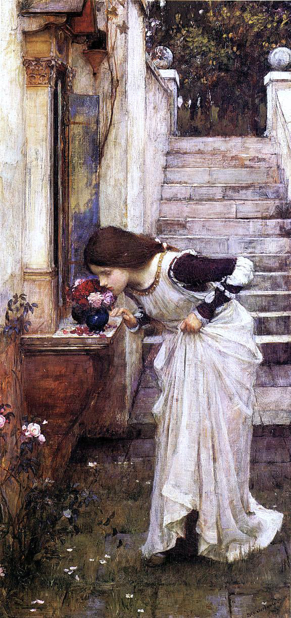 The Shrine by John William Waterhouse - Hand-Painted Oil Painting on Canvas Sale