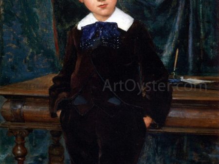 The Little Lord by Jules Bastien-Lepage - Hand-Painted Oil Painting on Canvas Sale