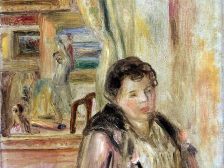 Woman in an Interior by Pierre Auguste Renoir - Hand-Painted Oil Painting on Canvas Online now