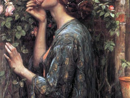 The Soul of the Rose by John William Waterhouse - Hand-Painted Oil Painting on Canvas Online Hot Sale