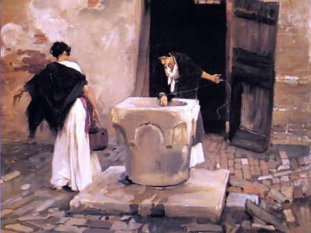 Venetian Water Carriers by John Singer Sargent - Hand-Painted Oil Painting on Canvas Cheap