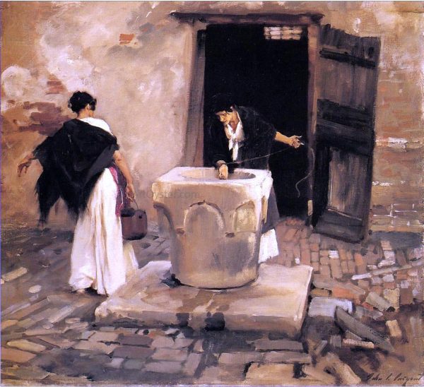 Venetian Water Carriers by John Singer Sargent - Hand-Painted Oil Painting on Canvas Cheap