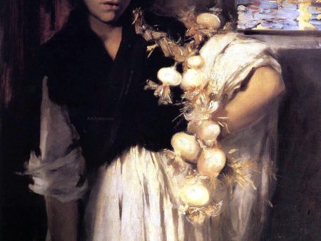 Venetian Onion Seller by John Singer Sargent - Hand-Painted Oil Painting on Canvas Online Sale