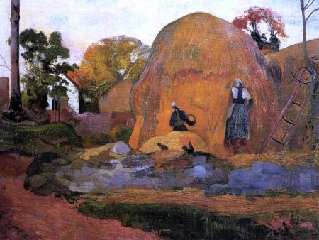 Yellow Haystacks (also known as Golden Harvest) by Paul Gauguin - Hand-Painted Oil Painting on Canvas Online