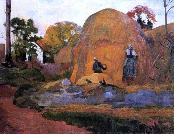 Yellow Haystacks (also known as Golden Harvest) by Paul Gauguin - Hand-Painted Oil Painting on Canvas Online