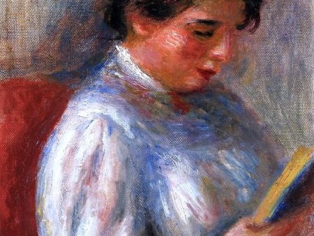 The Reader by Pierre Auguste Renoir - Hand-Painted Oil Painting on Canvas Cheap